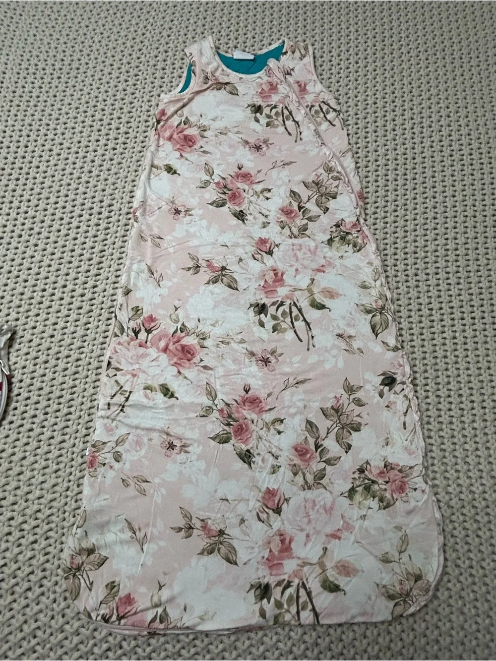 Posh Peanut Pink Floral Quilted Sleep Sack 1 Tog Size 18-36 months